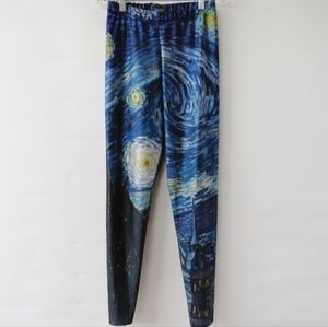 BlackMilk Van Gogh Starry Night 2.0 Limited Edition Leggings